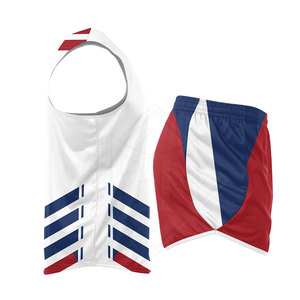 Uniforme de Flag Football con Diseño de Logotipo Personalizado, 100% Poliéster, Secado Rápido, Cómodo, Transpirable, Sin Mangas, para Hombre - Product Image 3