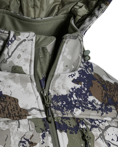 Veste coupe-vent en velours côtelé imperméable à capuche pour homme, sur mesure, en gros, avec camouflage RealTree pour la chasse - Product Image 6
