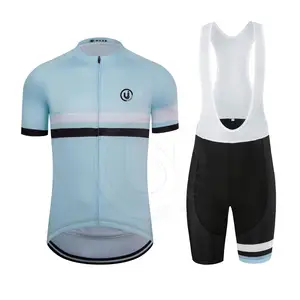 男士山地自行车服装骑行服装制服批发专业骑行衬衫和围兜制服