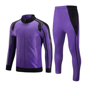 Survêtements de sport décontractés unisexe de marque personnalisée ensemble de deux pièces pour jogging d'entraînement, solides, respirants et légers - Product Image 2