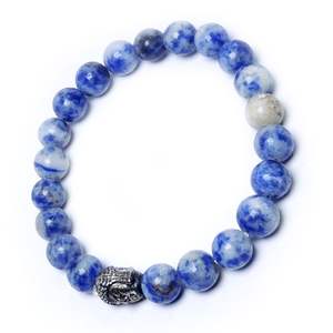 <b>Bracelet</b> Sodalite Buddha Crystal <b>Beads</b> Stone <b>Bracelet</b> Crystal Gemstone Fashion Jewelry <b>Men</b> and Women Gift Energy Meditation - Product Image 4