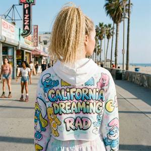 Sweat-shirt à capuche pour femme Y2K Streetwear, style vintage des années 80, broderie 3D, écologique, respirant, pull à capuche - Product Image 5