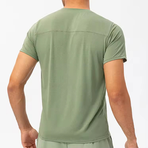 Gran oferta de camisetas deportivas de manga corta para hombre, camisetas transpirables con cuello redondo y estampado personalizado en ZOHAN CREATIONS - Product Image 2
