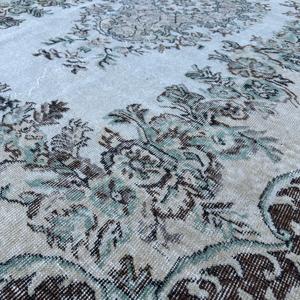 Alfombra Turca de 5.5x8.9 pies (167x270 cm), Alfombra Vintage Marrón con Diseño de Camuflaje - Product Image 5