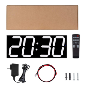 CHEETIE CP118 Grande <span class=keywords><strong>horloge</strong></span> <span class=keywords><strong>murale</strong></span> numérique blanche <span class=keywords><strong>connectée</strong></span> par Wifi avec une toute nouvelle qualité - Product Image 6