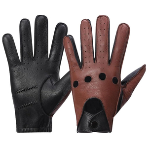 Gants de conduite en cuir pour hommes design classique et durable Gants de conduite en cuir pour femmes matériau élégant et doux Gants de conduite - Product Image 1