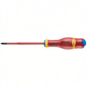 Tournevis isolés Facom PROTWIST 1000 volts pour vis Pozidriv - Product Image 3