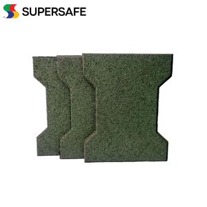 Suelos de goma de enclavamiento fácil, colores y grosor personalizables, baldosas de goma I-Brick Dog Bone, áreas de juego, graneros de caballos - Product Image 4