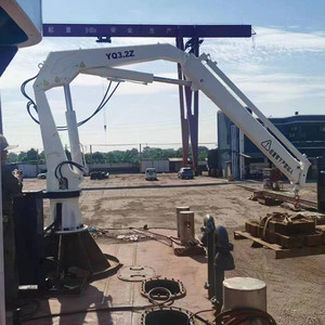 HAOY 3 Ton Electric <strong>Floating</strong> <strong>Barge</strong> <strong>Crane</strong> Marine Ship Deck Harbor Hydraulic <strong>Crane</strong> for Sale - Product Image 4