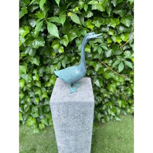 Escultura de Ganso Antigua Hecha a Mano, Artesanía en Metal, Adorno Decorativo, Estatua de Pato Vintage Hecha a Mano para Decoración de Jardín de Casa de Campo - Product Image 3