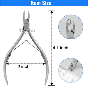 Coupe-cuticules professionnel en acier inoxydable de haute qualité pour le soin des ongles, coupe-ongles de précision tranchant, design durable pour la manucure des doigts - Product Image 2