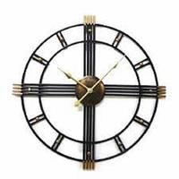 Jam Dinding Logam Besi dengan Gerakan Quartz, Desain Logo Kustom, Dekorasi Rumah, Bentuk Mewah untuk Ruang Tamu, Jarum Senyap, Hadiah Tidur Nyenyak
