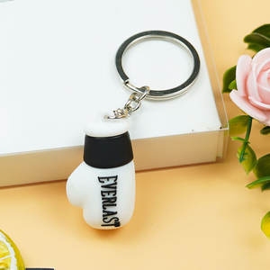 Gantungan Kunci Sarung Tinju Simulasi Kustom, <span class=keywords><strong>Mini</strong></span> Pendant Karet Lunak PVC untuk Promosi Acara - Product Image 5
