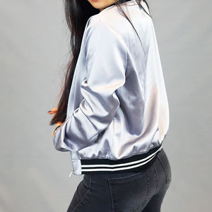 Chaqueta Bomber de Invierno para Mujer al Mejor Precio, con Logotipo Personalizado, Lisa, Transpirable - Product Image 2
