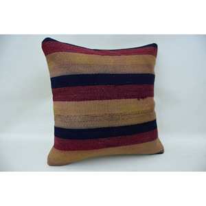 Coussin en laine patchwork multicolore Kilim 16x16 pouces Coussin décoratif de luxe Vintage Fluffy Leaves Pattern Portable Bedding - Product Image 2