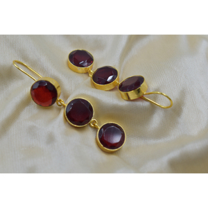New Designer Gold Plated stud <b>earrings</b> wholesale handmade 18k gold plated <b>earrings</b> for women - Product Image 3