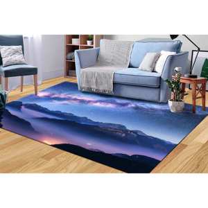 Milky Way Landscape Rug: Non-Slip Stair or <b>Bath</b> <b>Mat</b>,Nonwoven Soft Rug - Product Image 4