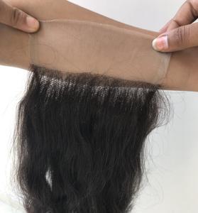 Perruque Lace Closure Hd transparente indienne 5x5, Extension de cheveux humains à cuticules alignées, densité de 50 grammes, prix de gros - Product Image 6