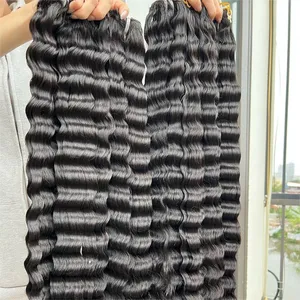 Raw Cambodian Hair Bundles Unprocessed Vendor Wholesale Indian Human Hair Vietnamese Raw Virgin Cuticle Aligned Hair - Product Image 2