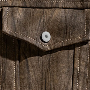 Chaleco de Cuero para Hombre, Chaleco sin Mangas Elegante de Cuero Genuino, Perfecto para Moda Casual y Urbana - Product Image 5