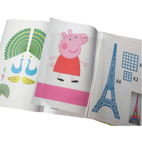 Livre de dessin pour impression 3D, modèle en papier épais réutilisable et coloré avec 40 motifs et une plaque transparente pour stylo 3D