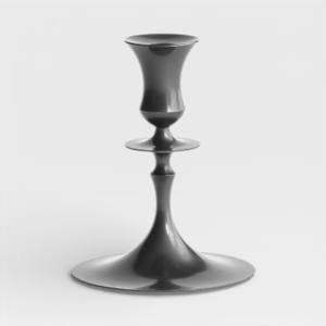 Ensemble de bougeoirs en métal de style antique avec design haut et bas pour la décoration intérieure vintage et une utilisation festive - Product Image 5