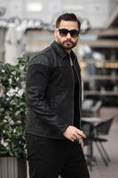 Manteau long zippé kaki haut de gamme pour homme, col en velours côtelé, imperméable, respirant, rembourré, décontracté, pour l'automne et l'hiver