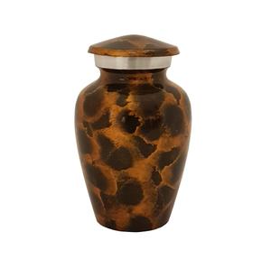 Urne souvenir en aluminium de conception de texture couleur bleue et noire pour les services funéraires meilleure urne souvenir de qualité - Product Image 2