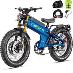 Vélo électrique de qualité 6000W A9 Pro Max à double moteur, vélo électrique avec batterie 60V 70/80ah, vitesse maximale de plus de 45 mph, pneu gras 26 * 4.8 pouces, vélo tout-terrain - Product Image 1