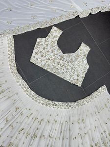 Lehenga Choli-ropa de boda con Dupatta india, bordado de alta imitación, Georgette, choli lehenga, novedad - Product Image 4