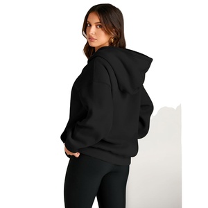 Premium pullover HOODIE heavyweight fleece mujeres pullover hoodies - Product Image 2