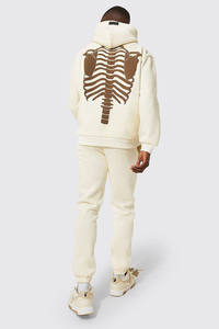 Survêtement Survêtement en Coton Polaire Surdimensionné de Haute Qualité avec Logo Personnalisé pour Hommes, Sweat à Capuche, Pantalon de Jogging, Ensembles de Survêtement d'Hiver - Product Image 2