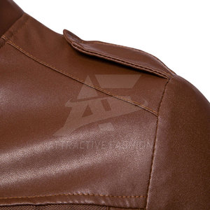 Smart <b>Men</b> <b>Leather</b> <b>Jacket</b> With Fashion Comfort Style For Premium Winter <b>Jacket</b> Daily Outfit - Product Image 3