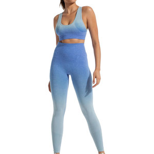 Venta Directa de Fábrica, Conjunto de Yoga para Mujer, Alta Calidad, Diseño Sólido de 2 Piezas, Spandex/Poliéster, Transpirable, Ecológico, Hecho en Pakistán - Product Image 1