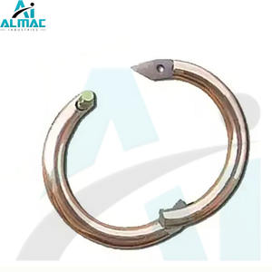Almac แหวนจมูกวัวเหล็กป้องกันการกัดกร่อนดีไซน์สีเงินออกแบบมาสำหรับความต้องการในการจัดการกับปศุสัตว์กลางแจ้ง - Product Image 6