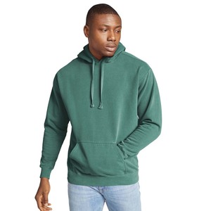 Sudadera con capucha cómoda de buena calidad con logotipo personalizado a la moda, sudaderas con capucha y hombros caídos lisos - Product Image 1