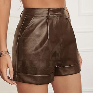 Shorts de Cuero Transpirables para Mujer, Diseño de Logotipo Personalizado, Resistentes al Viento e Impermeables, Alta Calidad, Ligeros, Nueva Llegada - Product Image 6