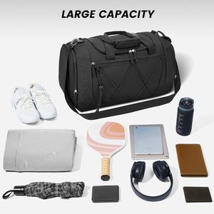 Sac de voyage léger très vendu avec compartiment à chaussures, sac de voyage pour effets personnels, sac de week-end pour les voyages, le sport, le gym - Product Image 6