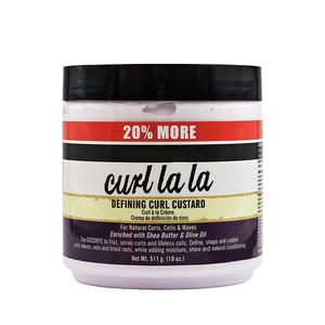 Defining Curl Custard, Acondicionador para Cabello Rizado de Aunt Jackie's, para Rizos Naturales, Ondas y Espirales, Enriquecido con Manteca de Karité Orgánica y Aceite de Oliva - Product Image 5