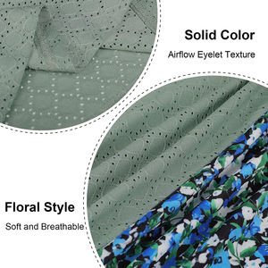 เสื้อกล้ามผู้หญิงใส่ออกกำลังกายสีพื้นผ้าฝ้าย/เส้นใยไม้ไผ่ฤดูร้อน - Product Image 6