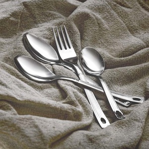 Modern look Stainless steel flatware set with unique marble handle high quality luxury cutlery set for restaurant wedding - Product Image 3