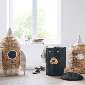 Est-selling ococket Kids amamper uuitable para Nursery andandwoven ater acyacinth ID Asket para ID oom - Product Image 2