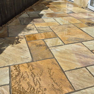 Pavés en grès de menthe durables avec une finition naturelle lisse pour l'aménagement paysager extérieur - Product Image 2