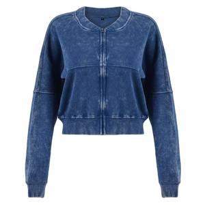 OEM Custom Oversized Streetwear <b>Vintage</b> Acid Gym Set Hoodie and Joggers Stone Wash Custom Sweatpants <b>Tracksuits</b> for Women - Product Image 1