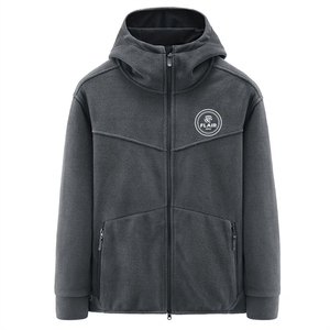 Chaqueta con Capucha y Cremallera Completa de Forro Polar Ligero para Hombre - Product Image 2