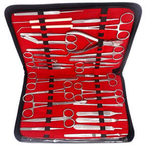 Surgiright-Kit de entrenamiento para estudiantes de medicina, instrumentos quirúrgicos reutilizables y almohadilla de silicona de simulación de piel para práctica de sutura - Product Image 6