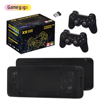 Console de jeu rétro 4K Gamegaga X9, console de jeu classique, 64 Go, 30000 jeux, manette sans fil 2,4 G