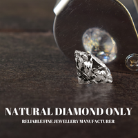Chine Usine Extraordinaire Dame Bijoux 18k Solide Or Blanc Véritable Diamant Carré Princesse Boucles D'oreilles Pour Les Femmes Usage Quotidien