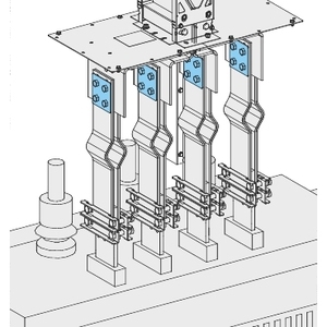 Per SCHNEIDER ELECTRIC KTB0000YB4 Componenti Industriali, Piastre Distanziali a Connessione Diretta per Canali KTA/KTC, Bulloni M12x80mm, Dadi - Product Image 1