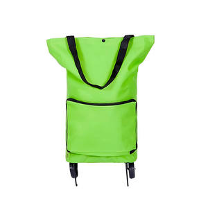 Chariot pliable à roulettes Myrva, 4 roues, chariot de courses pliable pour le transport d'épicerie - Product Image 5